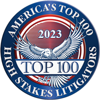 Les Weisbrod Top 100 High Stakes Litigator