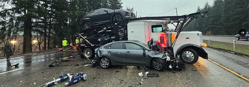 San Antonio Jackknife 18-Wheeler Accident