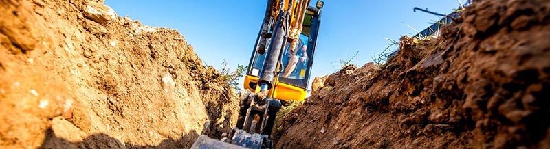 Construction Equipment Involved in Excavation