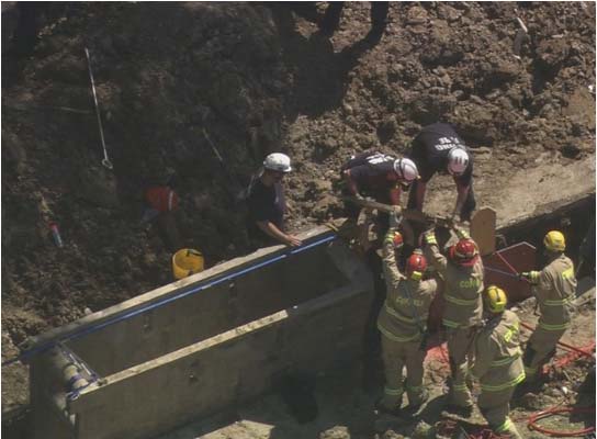 trench rescue in North Texas